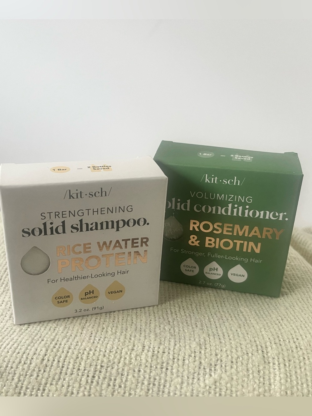 Kitsch Shampoo and Conditioner Bars